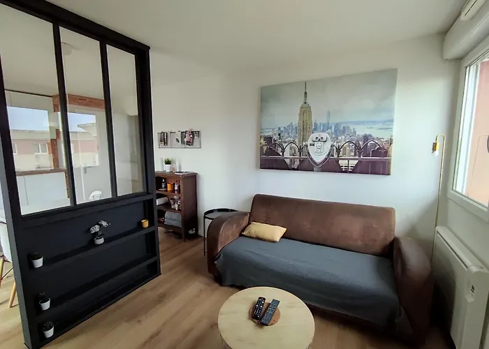 Terrasse Sud Dernier Etage + Parking Apartamento El Havre